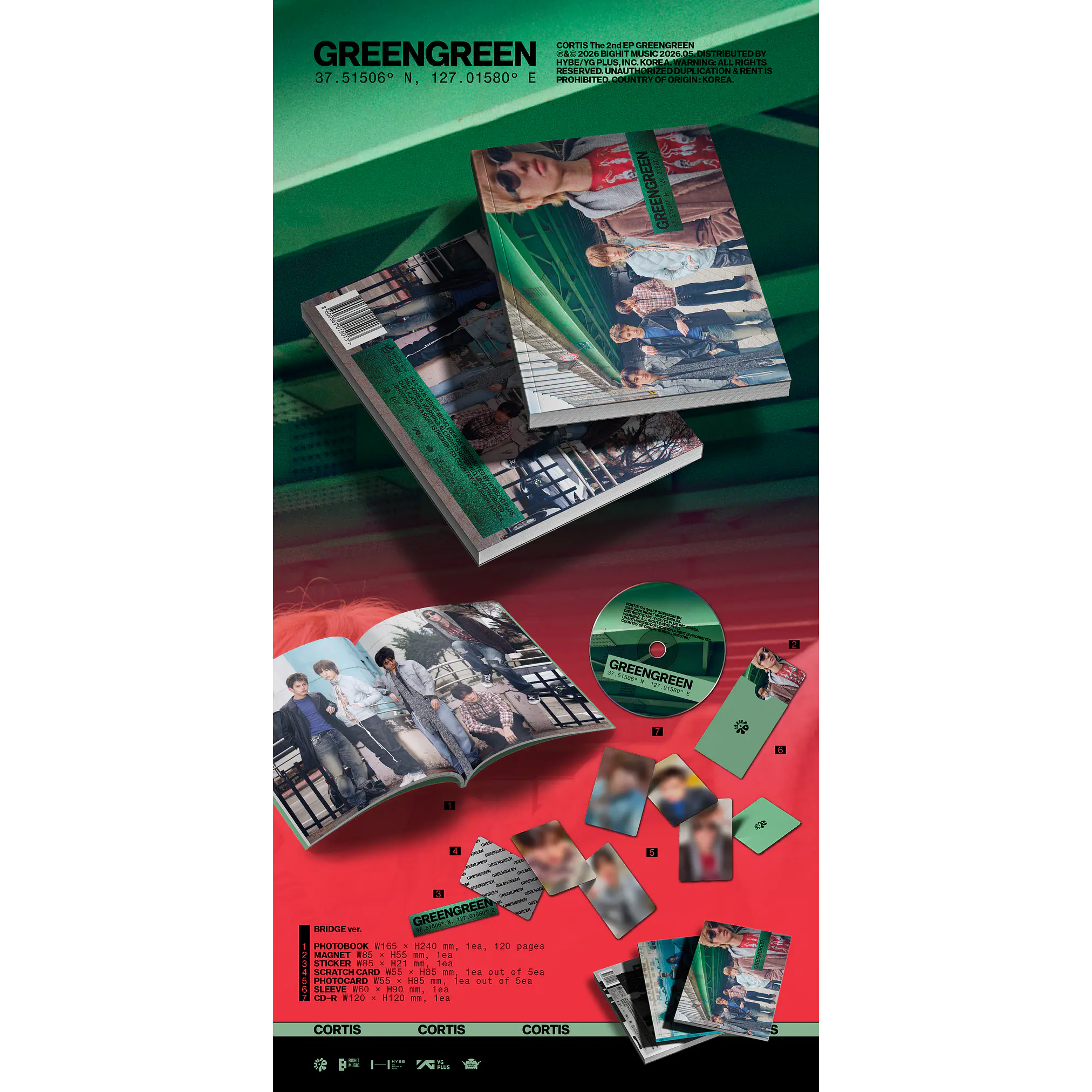 [PRE-VENTA WEVERSE SHOP] CORTIS - GREENGREEN 6