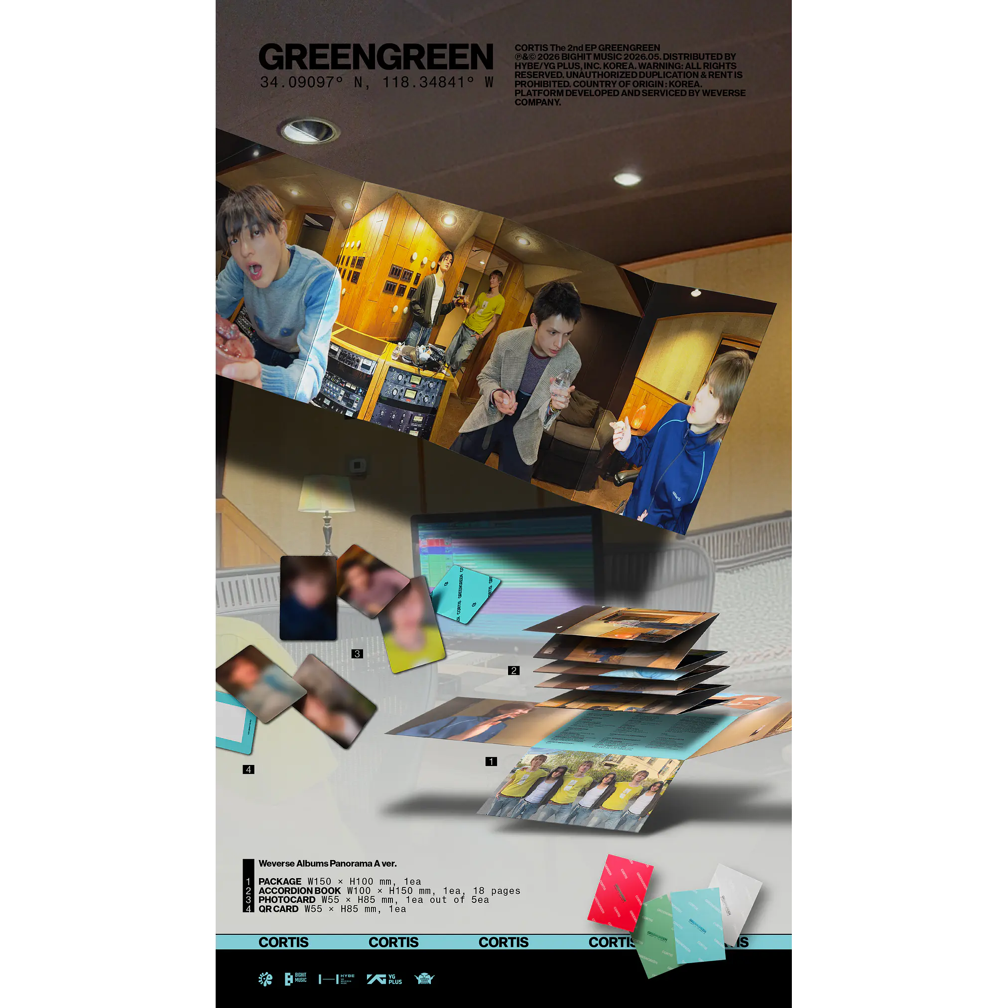 [PRE-VENTA] CORTIS - GREENGREEN (WEVERSE ALBUMES VER.) 4