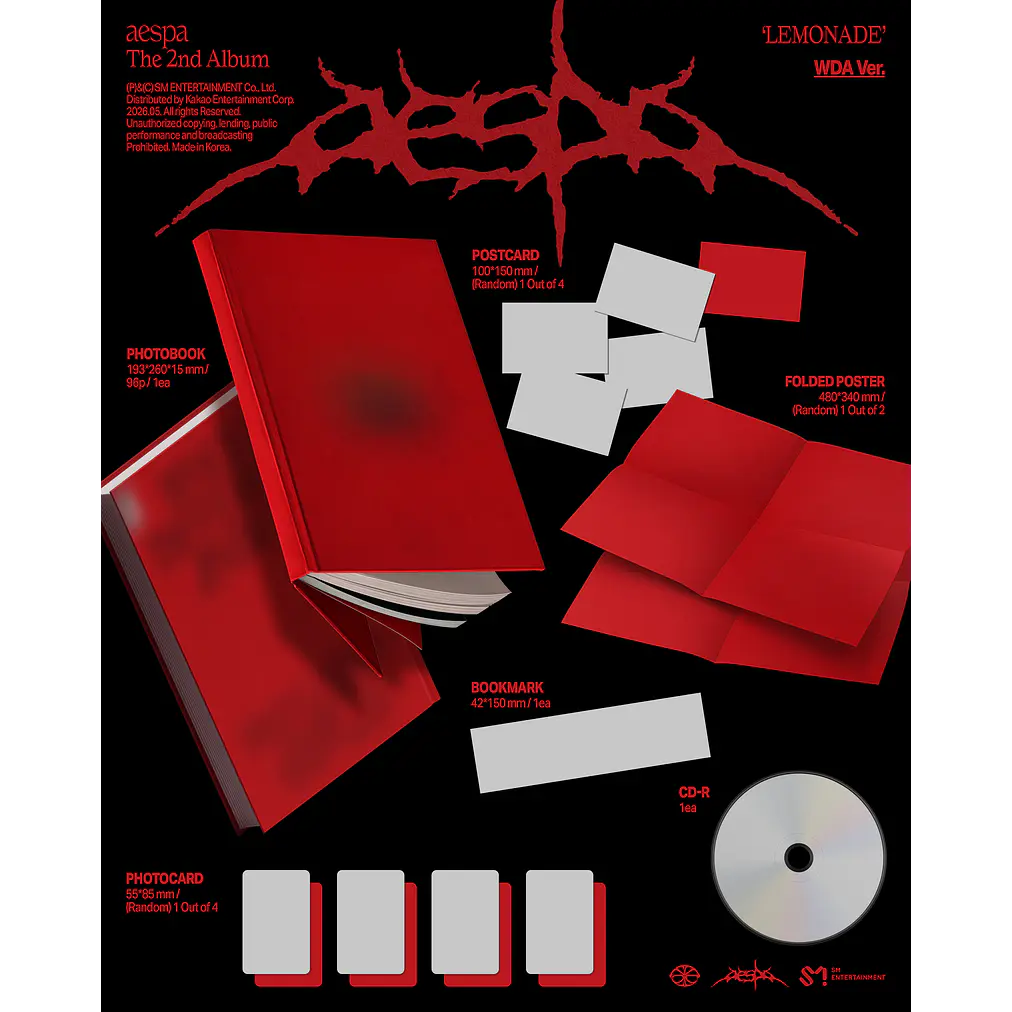 [PRE-VENTA] AESPA - LEMONADE (WDA VER.) 2