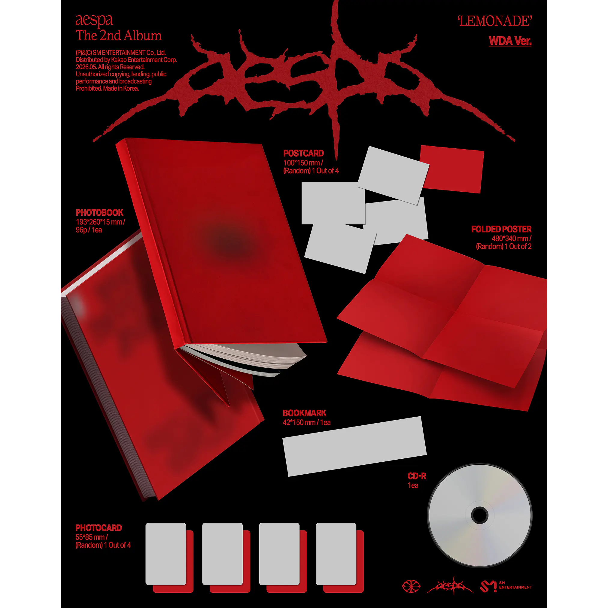 [PRE-VENTA] AESPA - LEMONADE (WDA VER.) 2