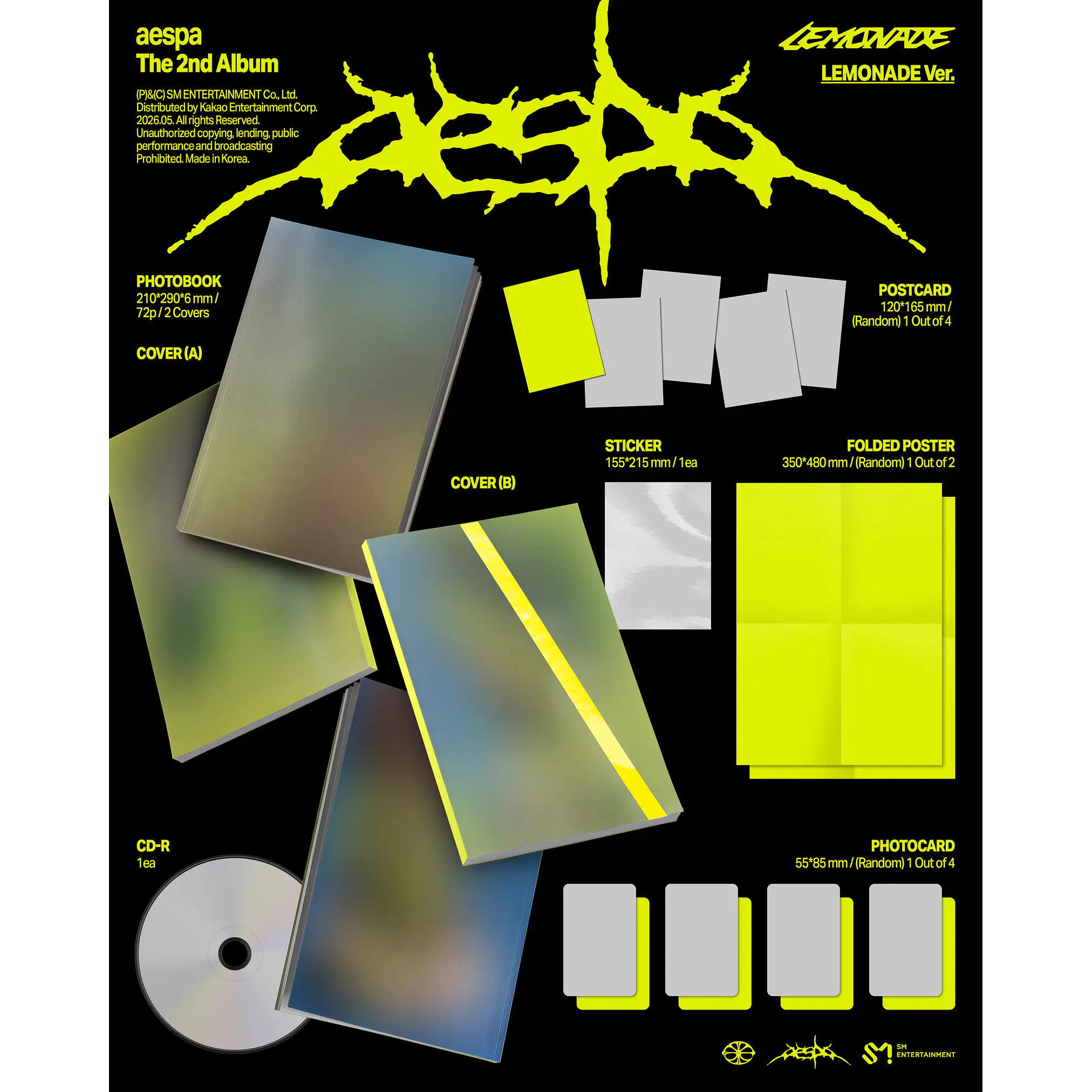 [PRE-VENTA] AESPA - LEMONADE (LEMONADE VER.) 2