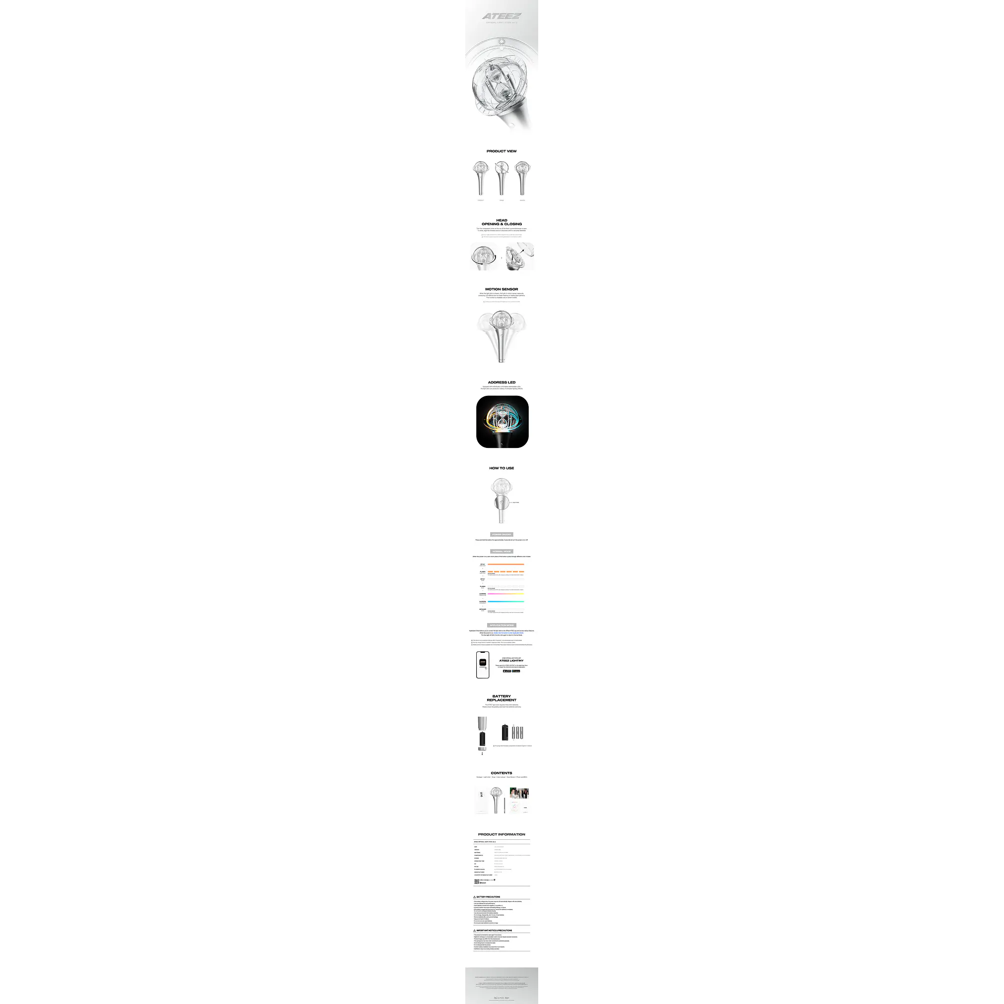 [PRE-VENTA] ATEEZ - OFFICIAL LIGHT STICK VER.3 2