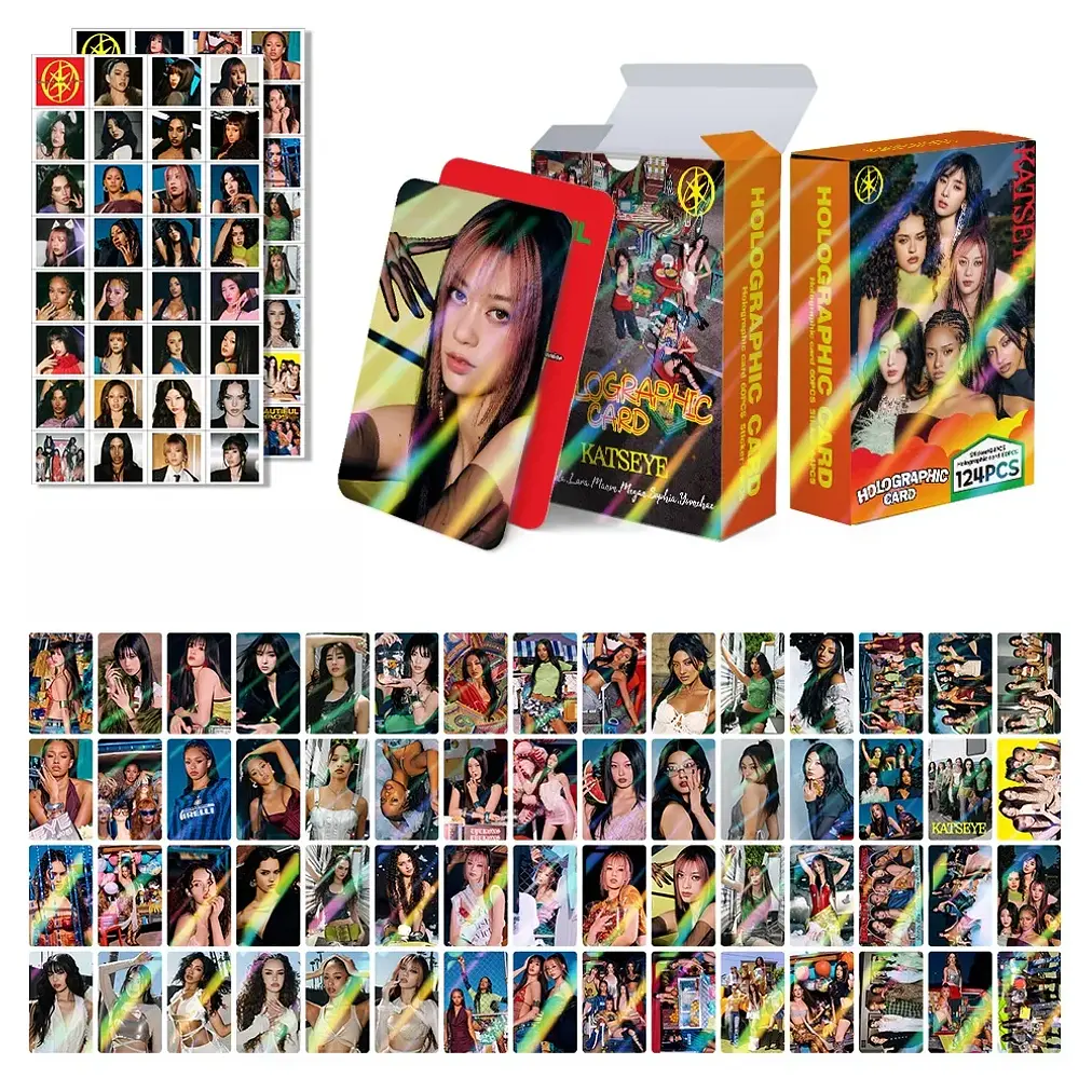 LOMOCARDS KATSEYE - BEAUTIFUL CHAOS HOLOGRÁFICA  2