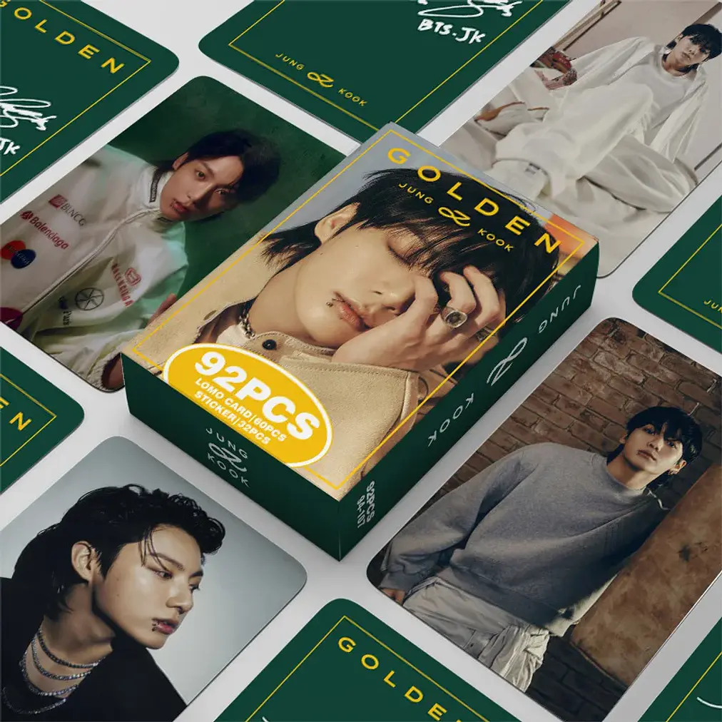 LOMOCARDS BTS JUNGKOOK - GOLDEN 1