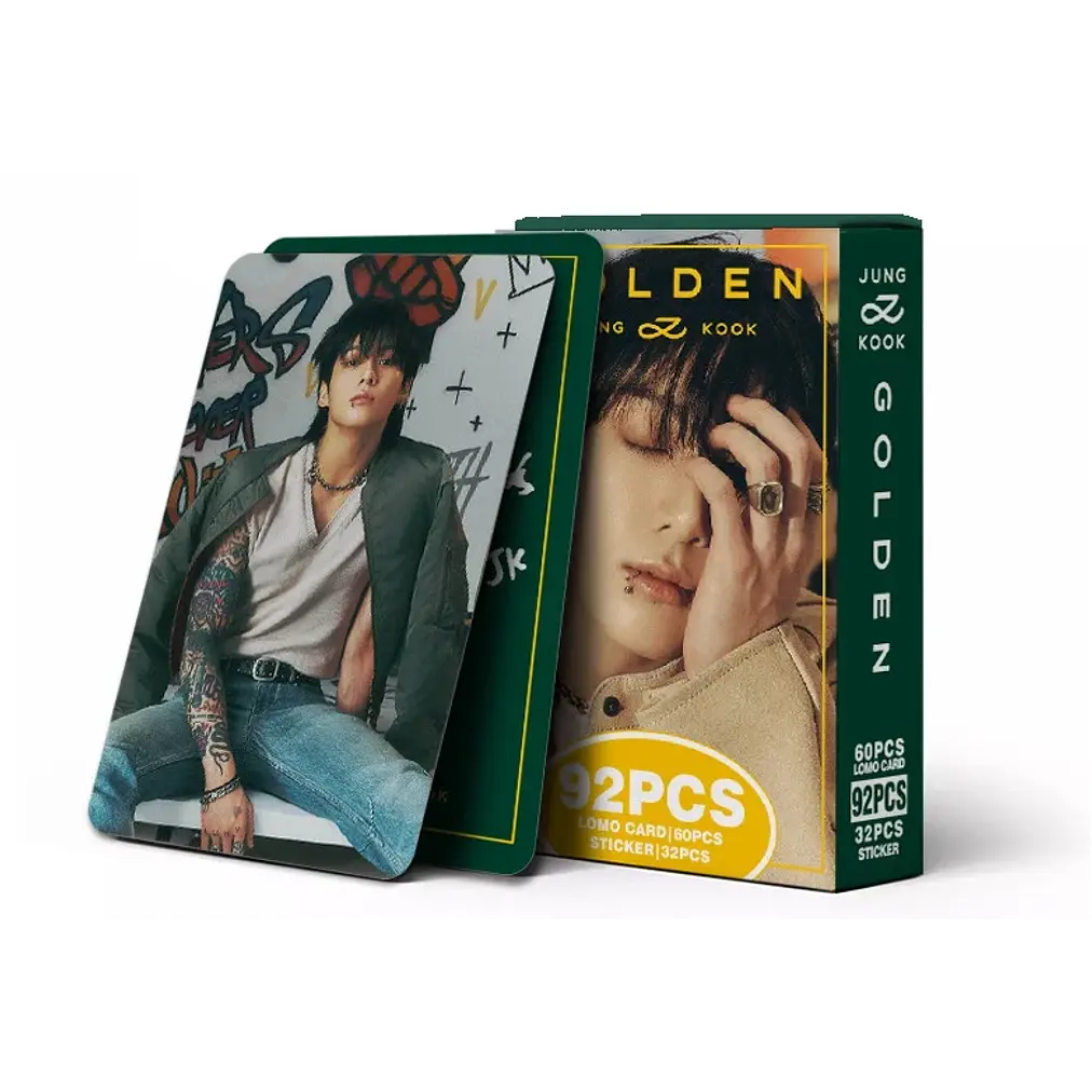 LOMOCARDS BTS JUNGKOOK - GOLDEN 3
