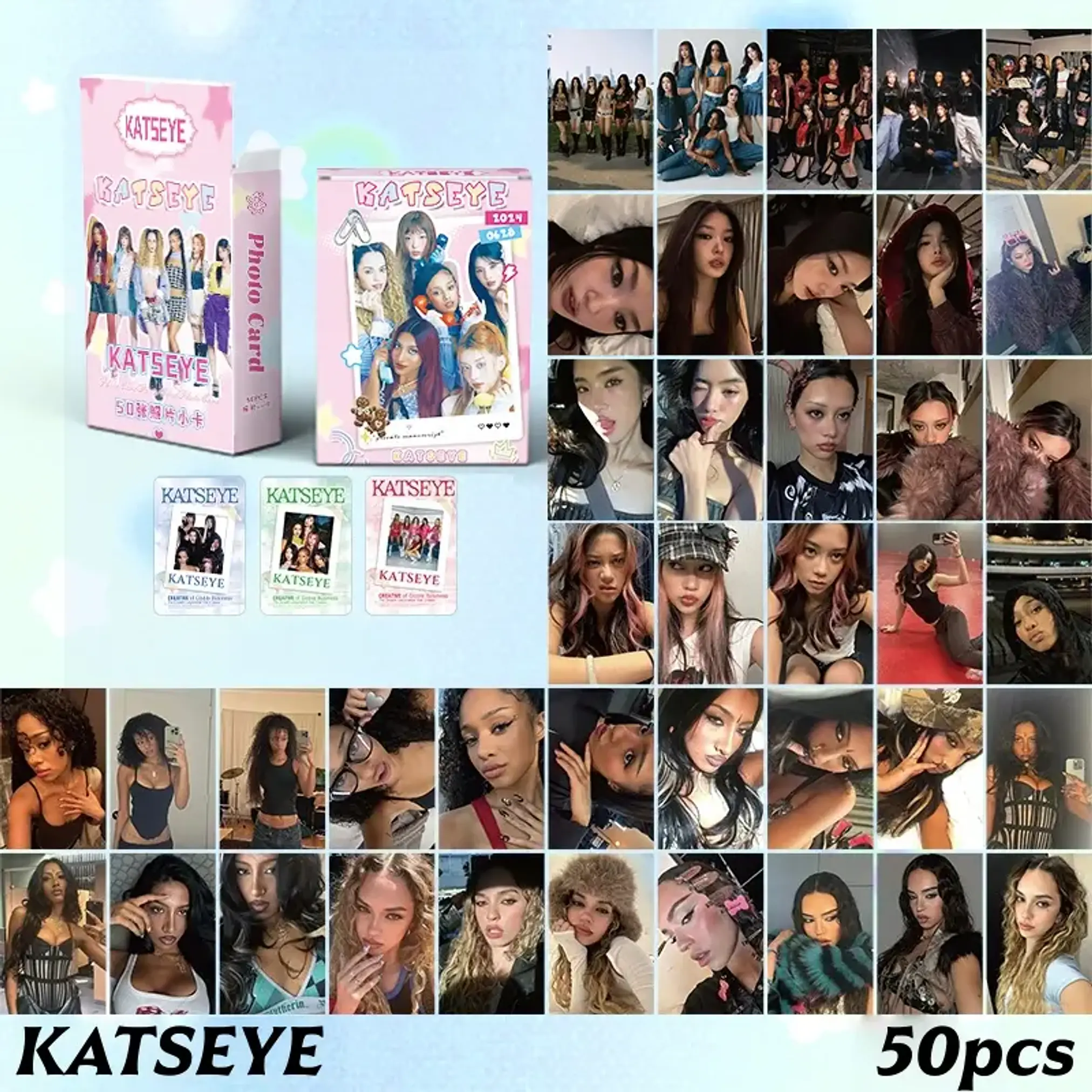 LOMOCARDS KATSEYE - PINK 2 2