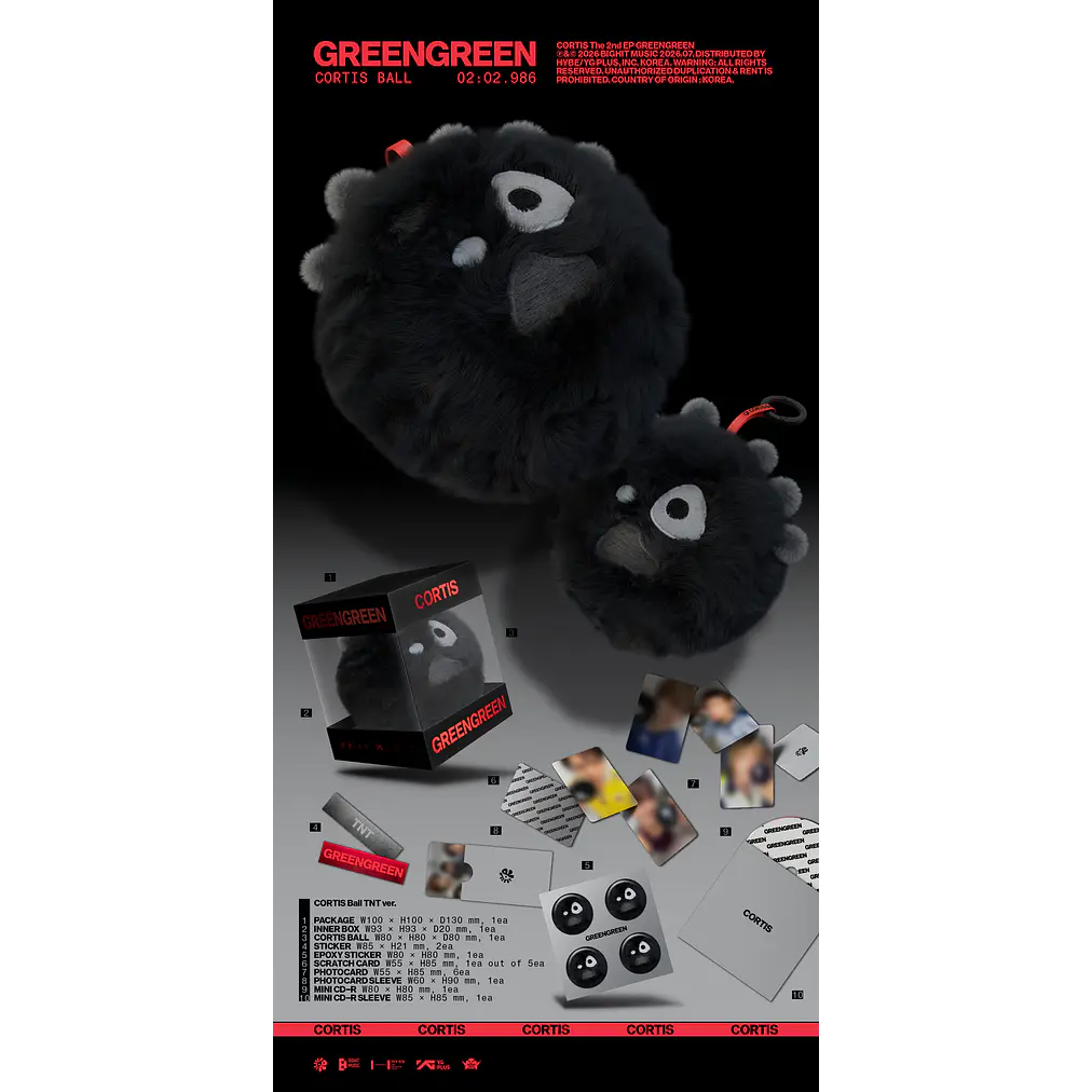 [PRE-VENTA] CORTIS - GREENGREEN (CORTIS BALL VER.) 2