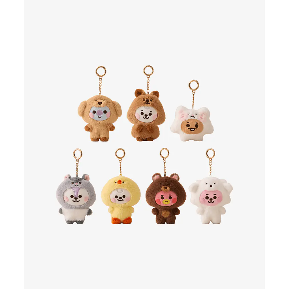 BT21 - BABY PLUSH KEYRING FLUFFY 1