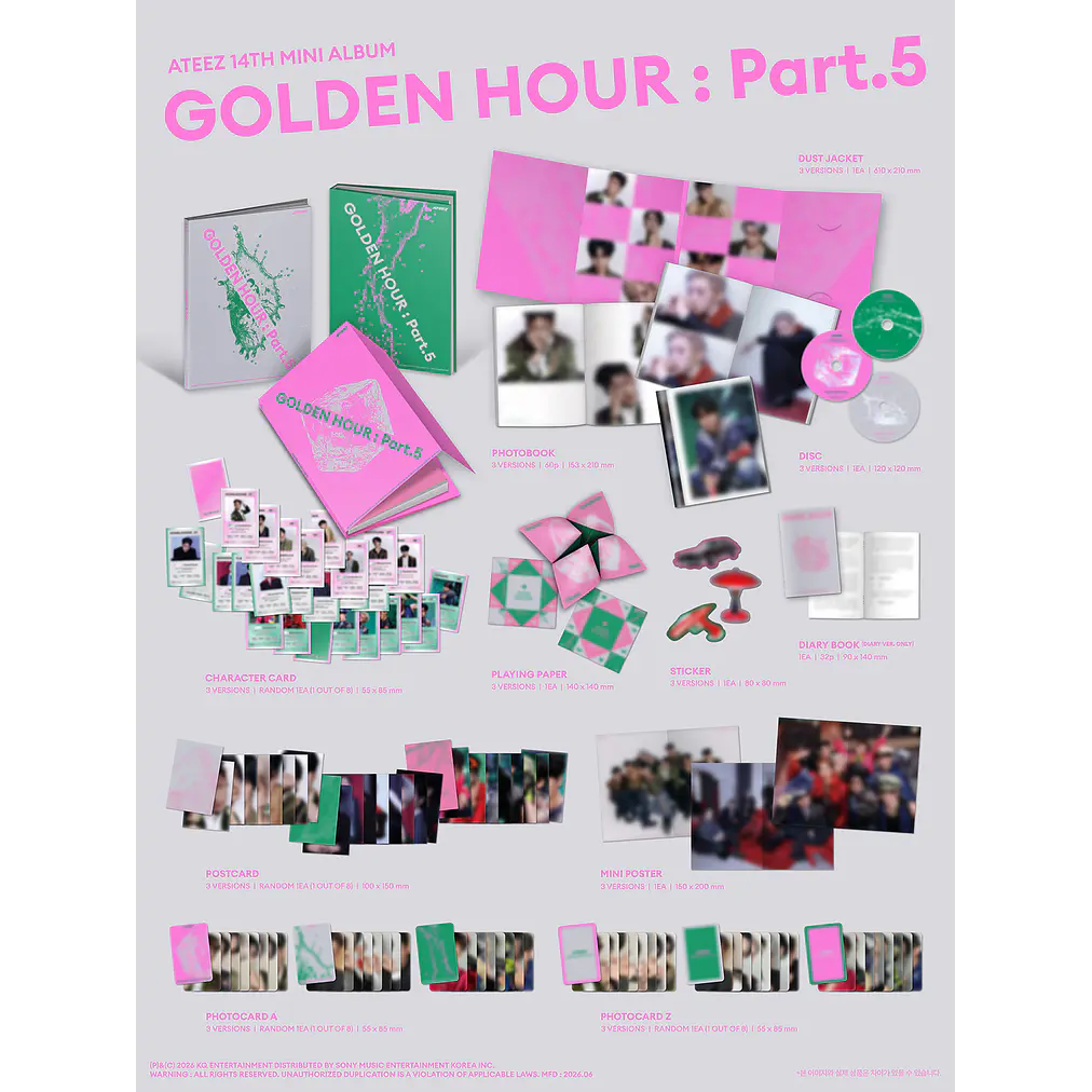 [PRE-VENTA] ATEEZ - GOLDEN HOUR PART. 5 5