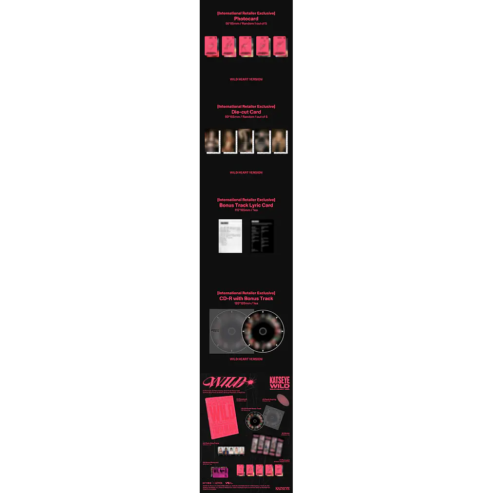 [PRE-VENTA] KATSEYE - WILD (INTERNACIONAL RETAILER EXCLUSIVE) 2