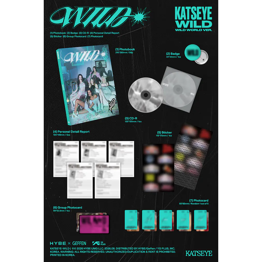 [PRE-VENTA WEVERSE SHOP] KATSEYE - WILD 5
