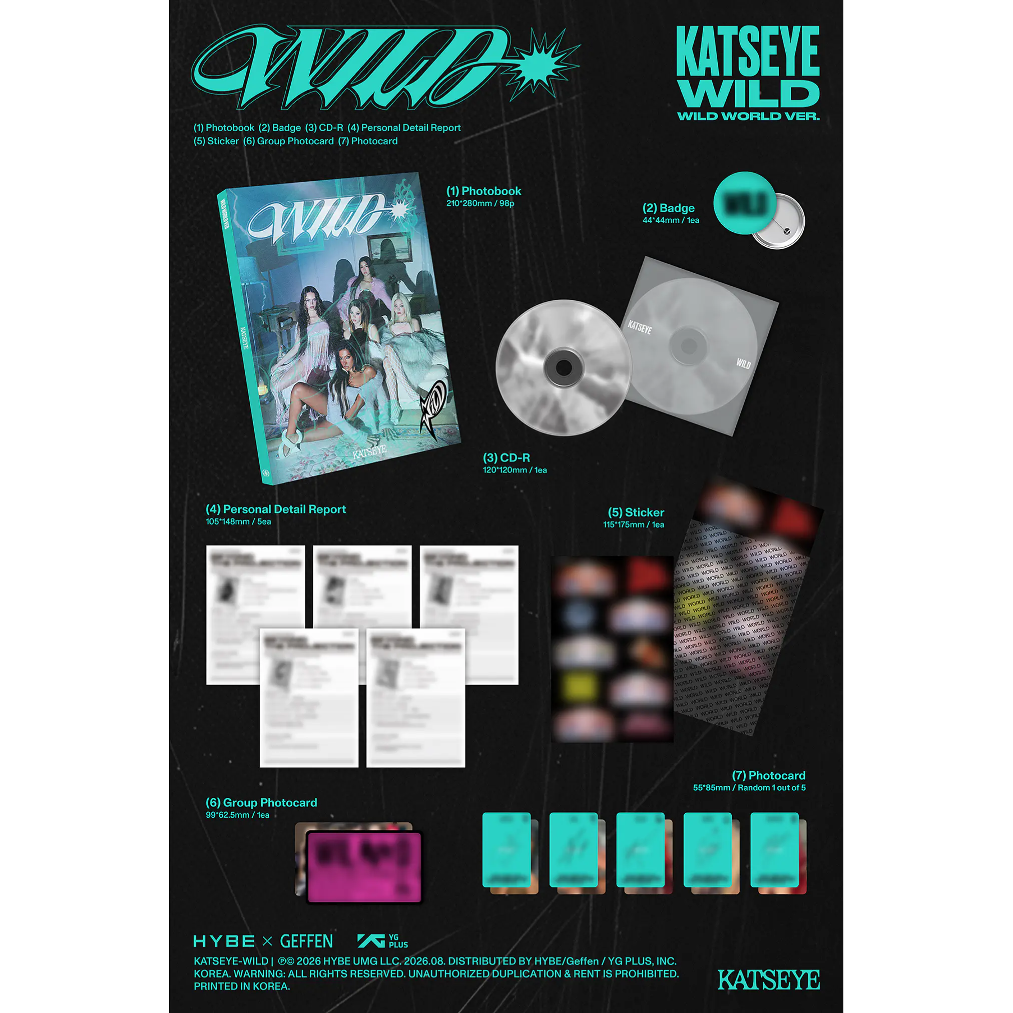 [PRE-VENTA WEVERSE SHOP] KATSEYE - WILD 5