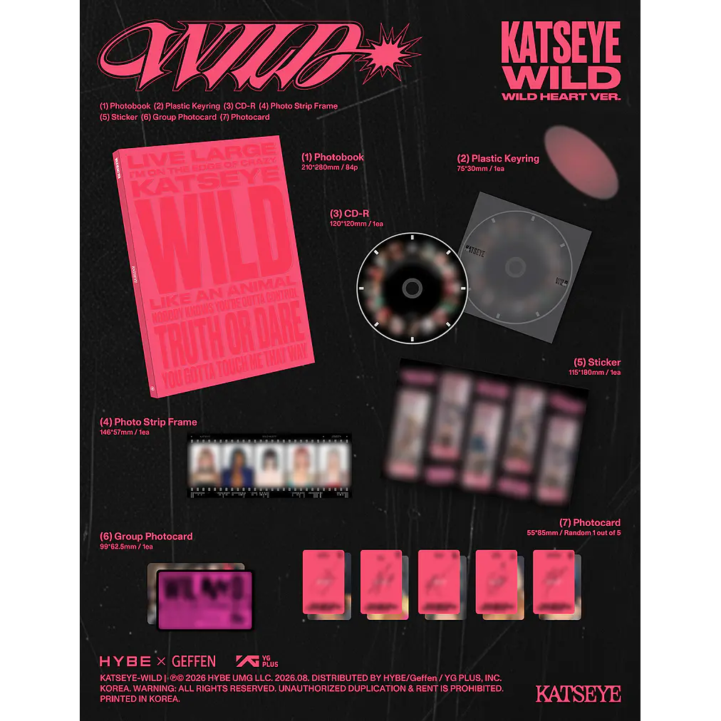 [PRE-VENTA WEVERSE SHOP] KATSEYE - WILD 6