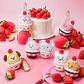 BT21 - STRAWBERRY TART PLUSH KEYRING - Miniatura 2