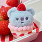 BT21 - STRAWBERRY TART PLUSH KEYRING - Miniatura 3