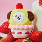 BT21 - STRAWBERRY TART PLUSH KEYRING - Miniatura 7