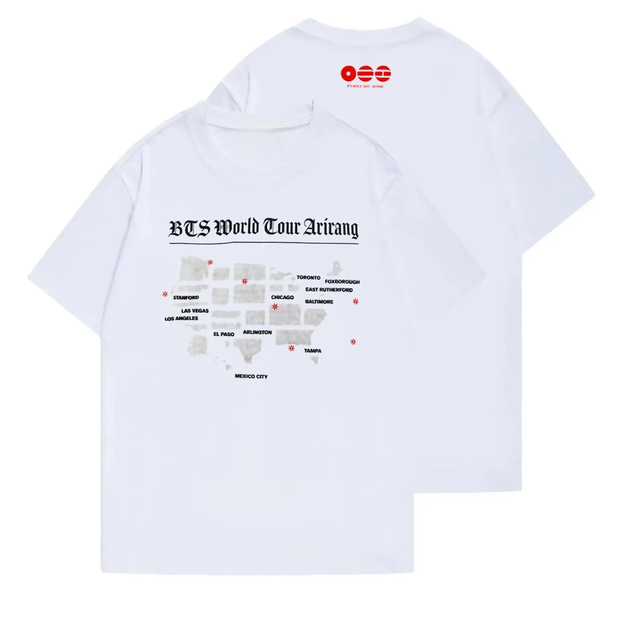 POLERA BTS - WORLD TOUR ARIRANG 1