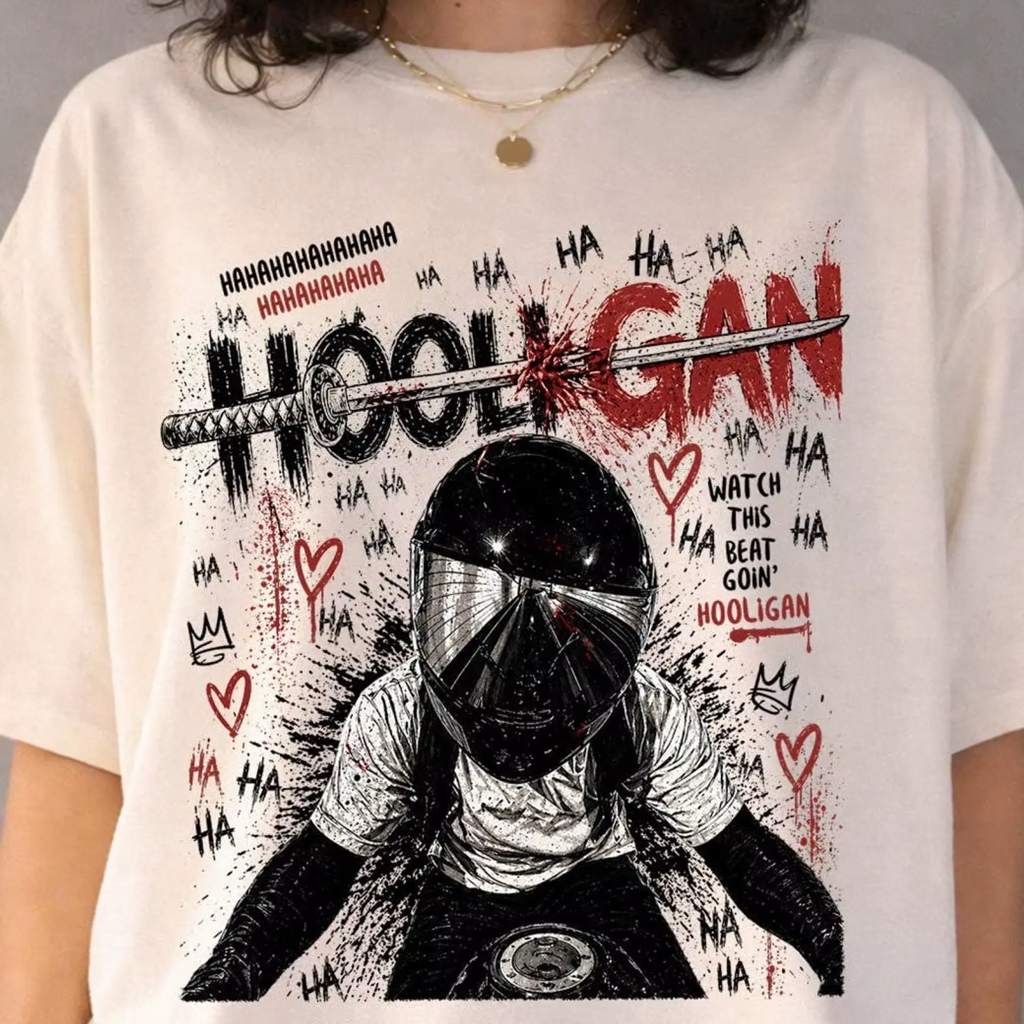 POLERA BTS JUNGKOOK - HOOLIGAN BLANCO 1