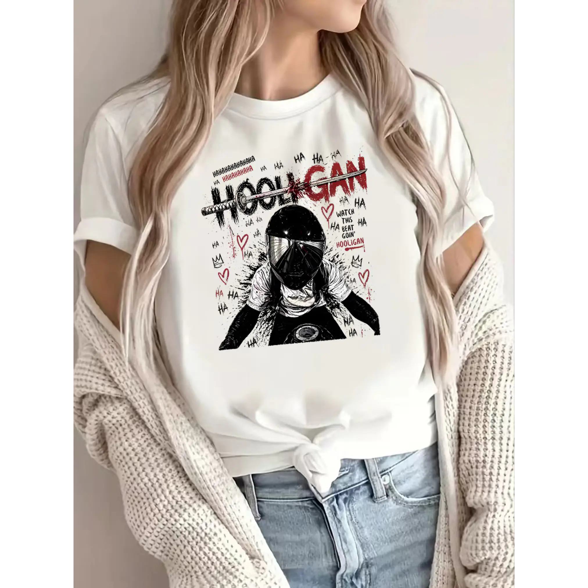 POLERA BTS JUNGKOOK - HOOLIGAN BLANCO 2