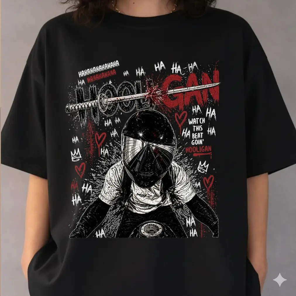 POLERA BTS JUNGKOOK - HOOLIGAN NEGRA 1
