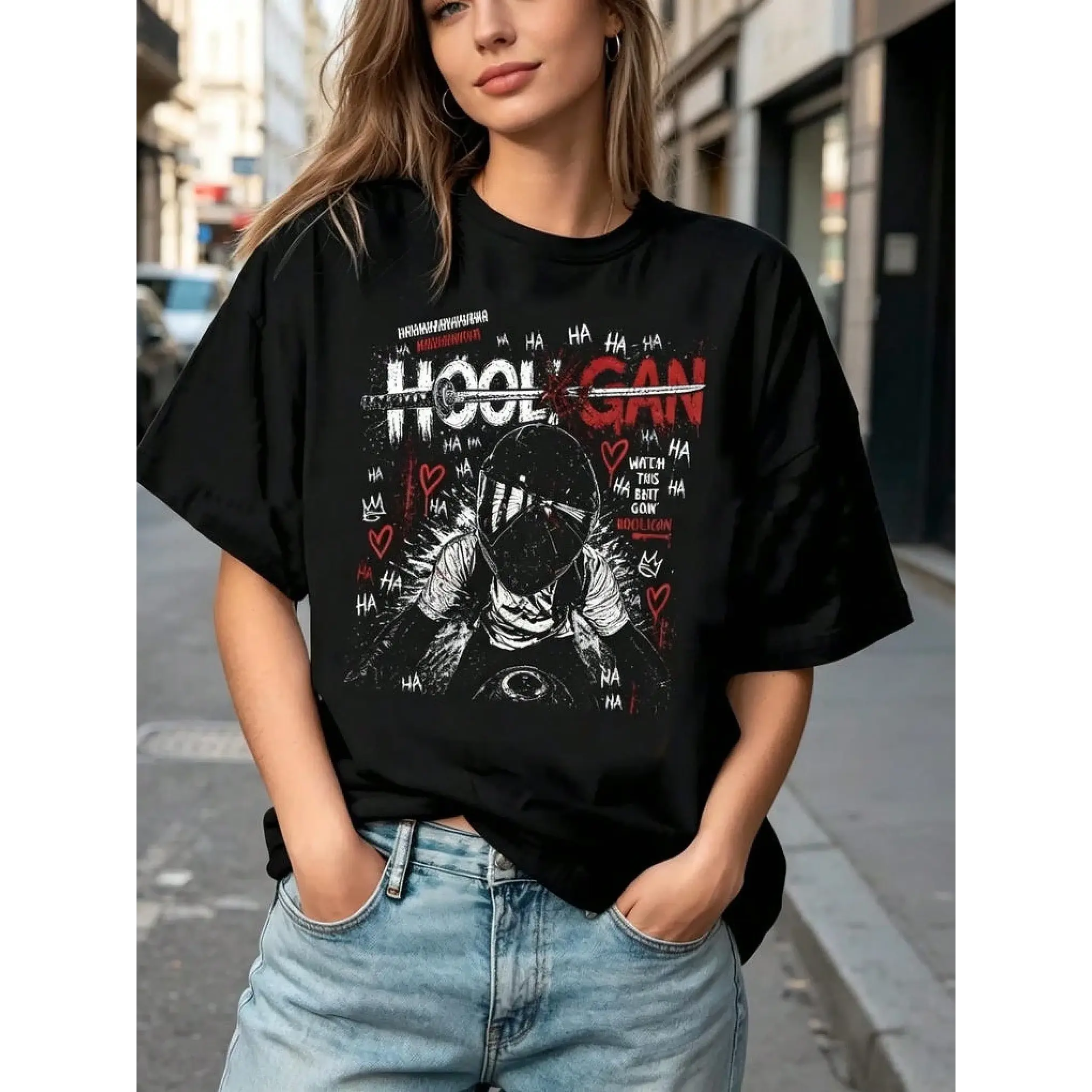 POLERA BTS JUNGKOOK - HOOLIGAN NEGRA 2
