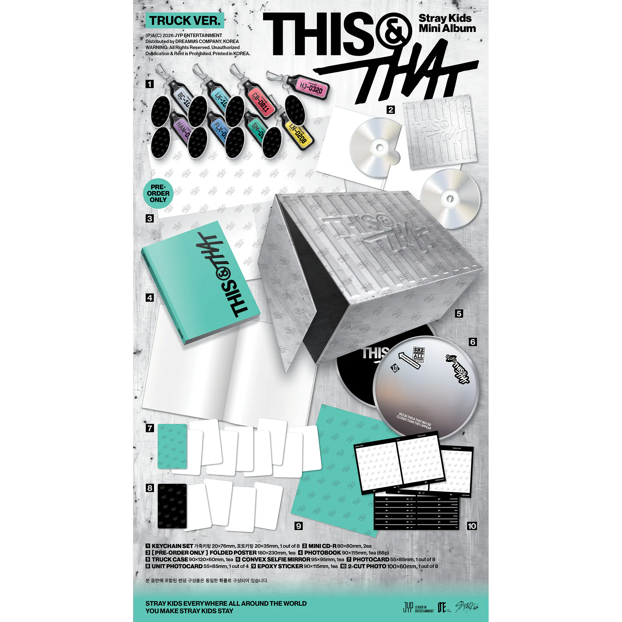 [PRE-VENTA] STRAY KIDS - THIS & THAT (TRUCK VER.) (LIMITED VER.) 2