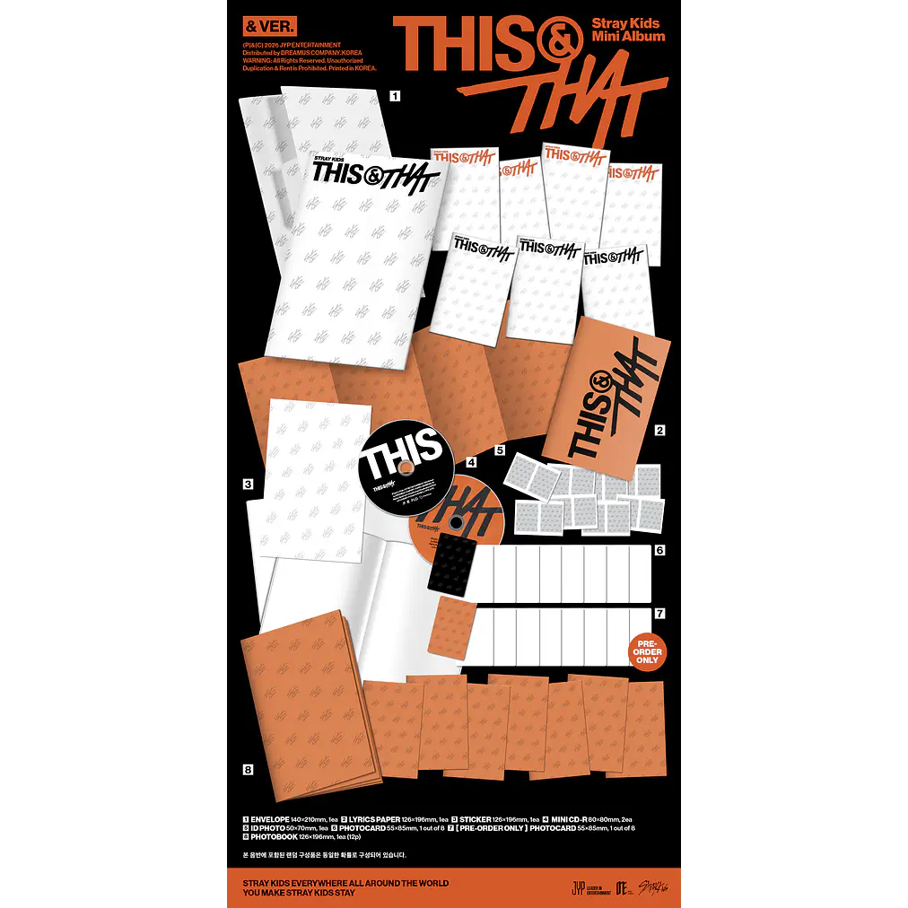 [PRE-VENTA] STRAY KIDS - THIS & THAT (& VER.) 2