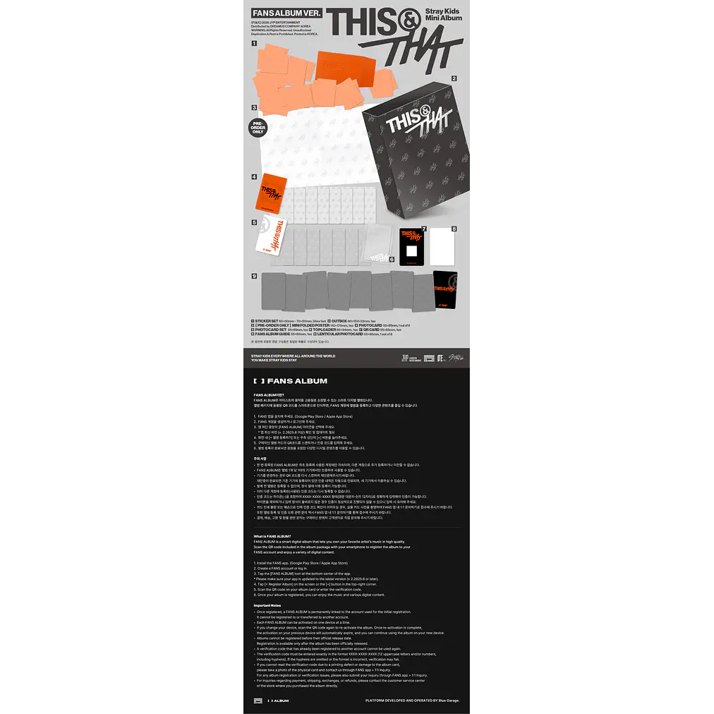 [PRE-VENTA] STRAY KIDS - THIS & THAT (FANS ALBUMS VER.) 2