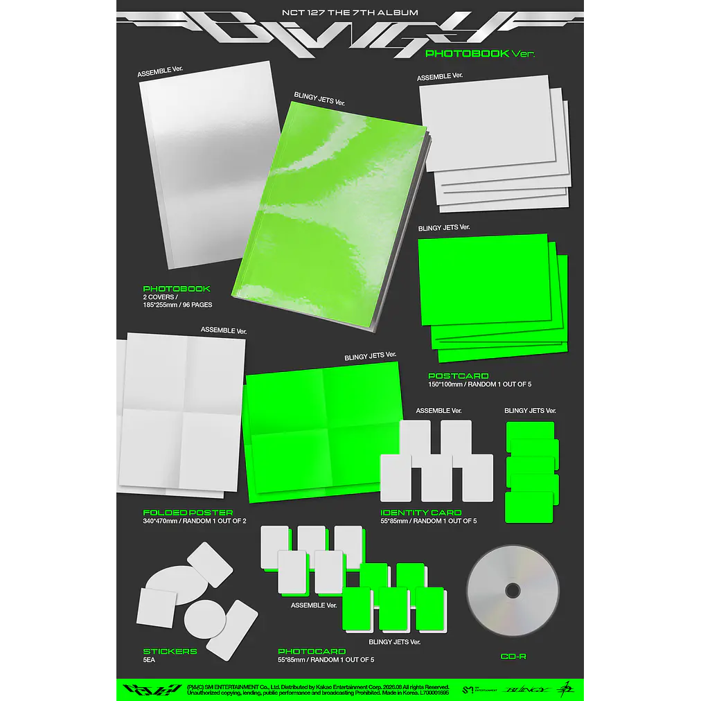 [PRE-VENTA] NCT 127 - BLINGY (PHOTOBOOK VER.) 2