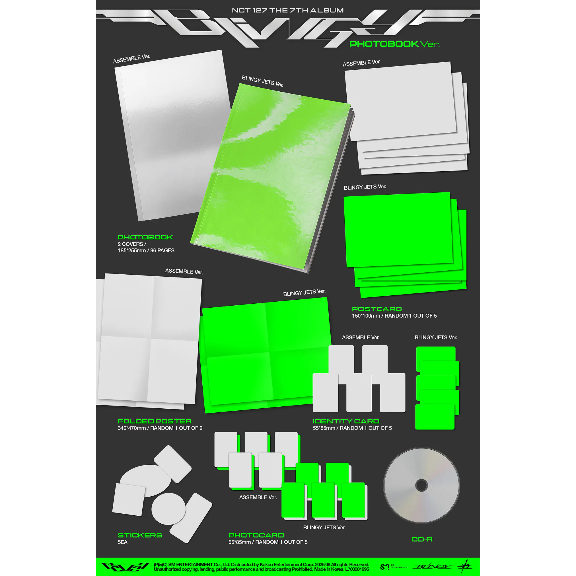 [PRE-VENTA] NCT 127 - BLINGY (PHOTOBOOK VER.) 2