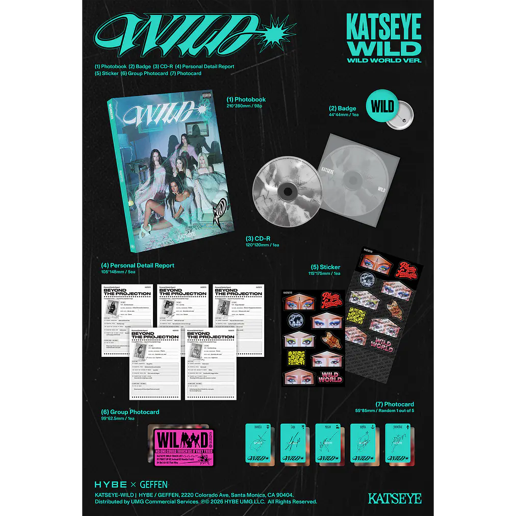 [WEVERSE SHOP] KATSEYE - WILD 5