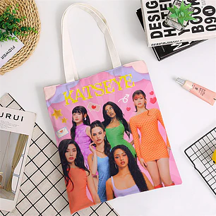TOTE BAG KATSEYE - PINK