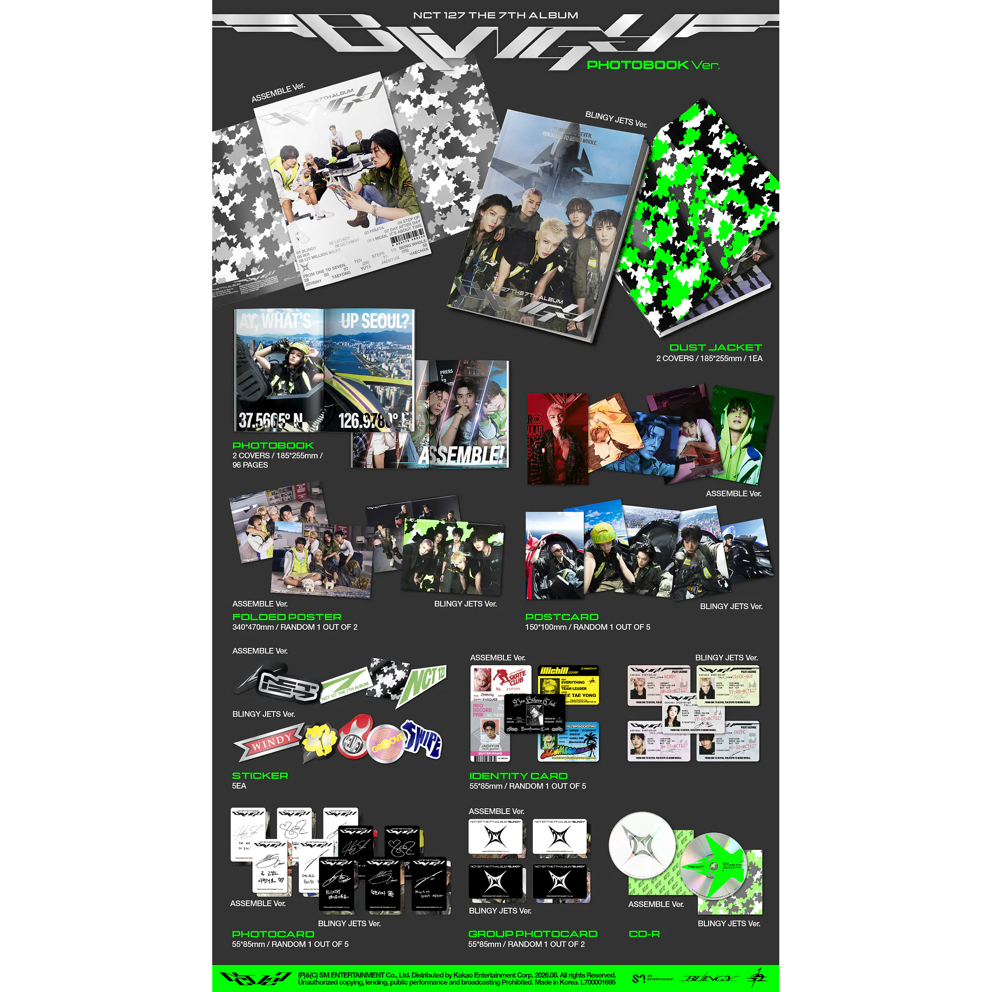 [PRE-VENTA] NCT 127 - BLINGY (PHOTOBOOK VER.) 2