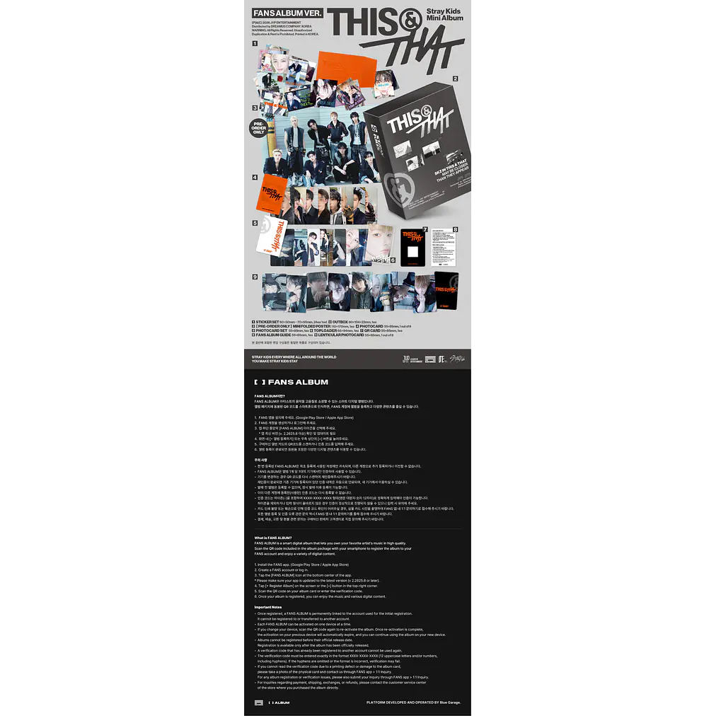 STRAY KIDS - THIS & THAT (FANS ALBUMS VER.) 2