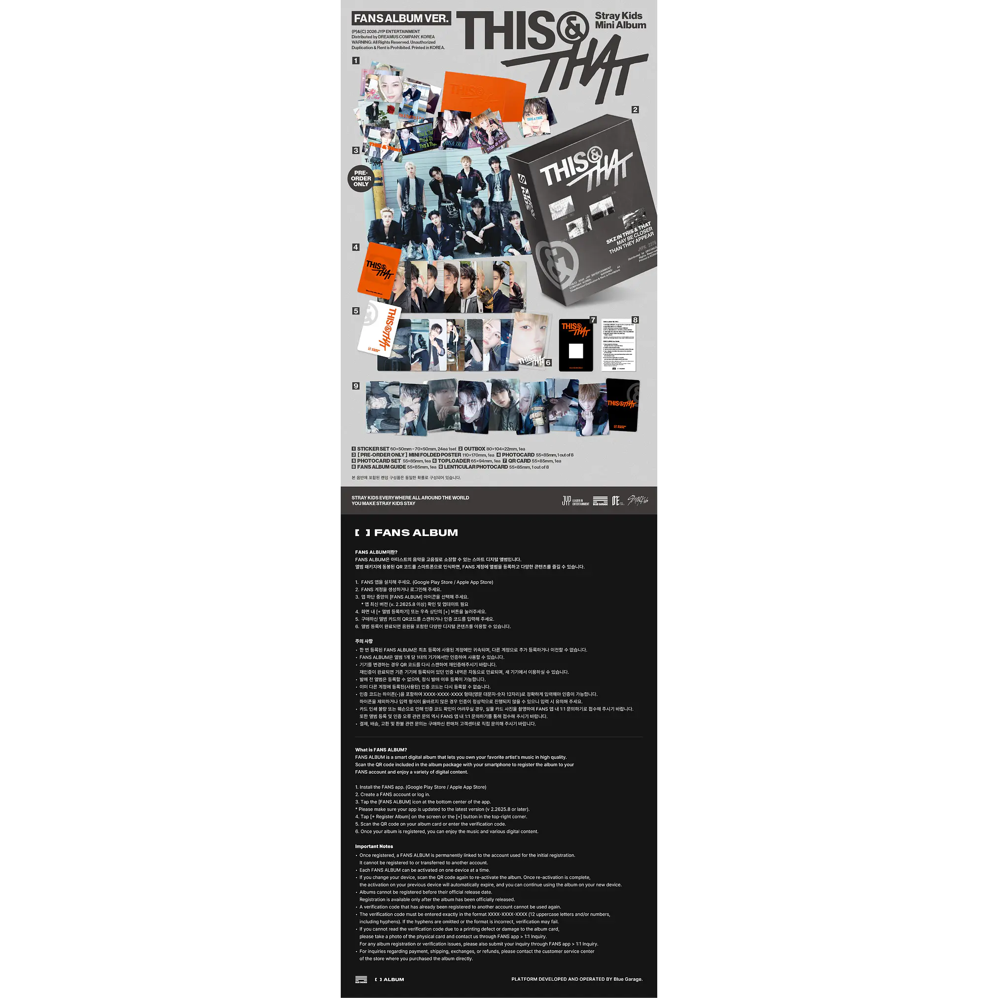 STRAY KIDS - THIS & THAT (FANS ALBUMS VER.) 2