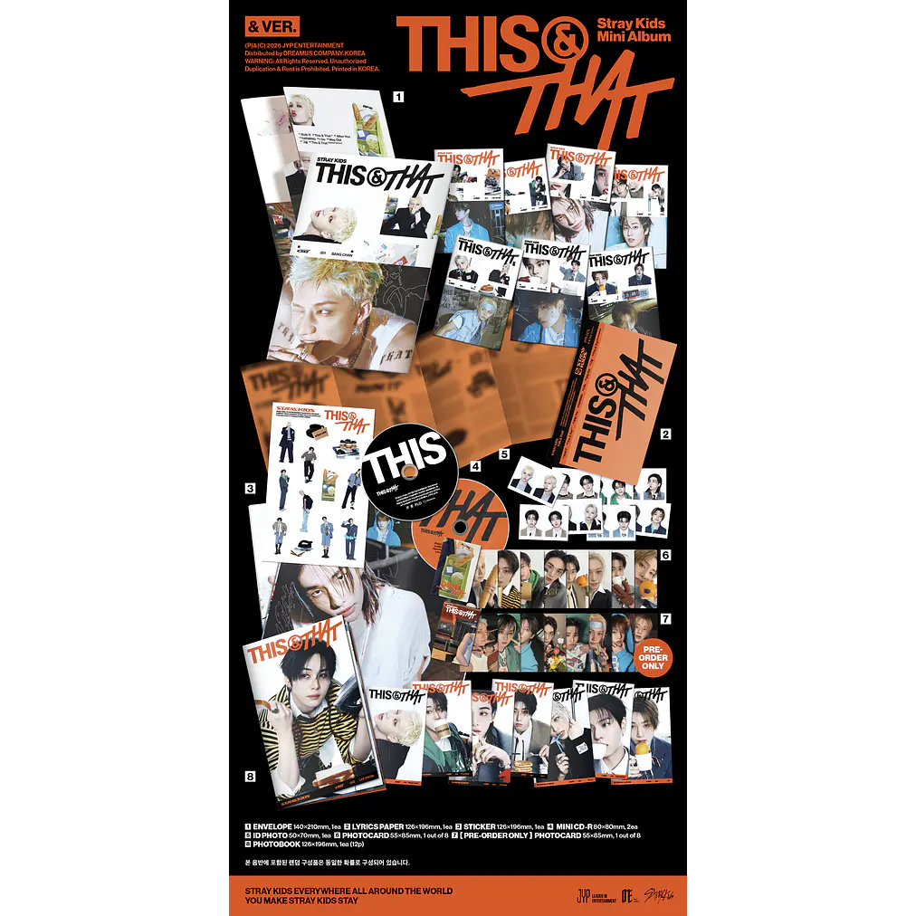STRAY KIDS - THIS & THAT (& VER.) 2