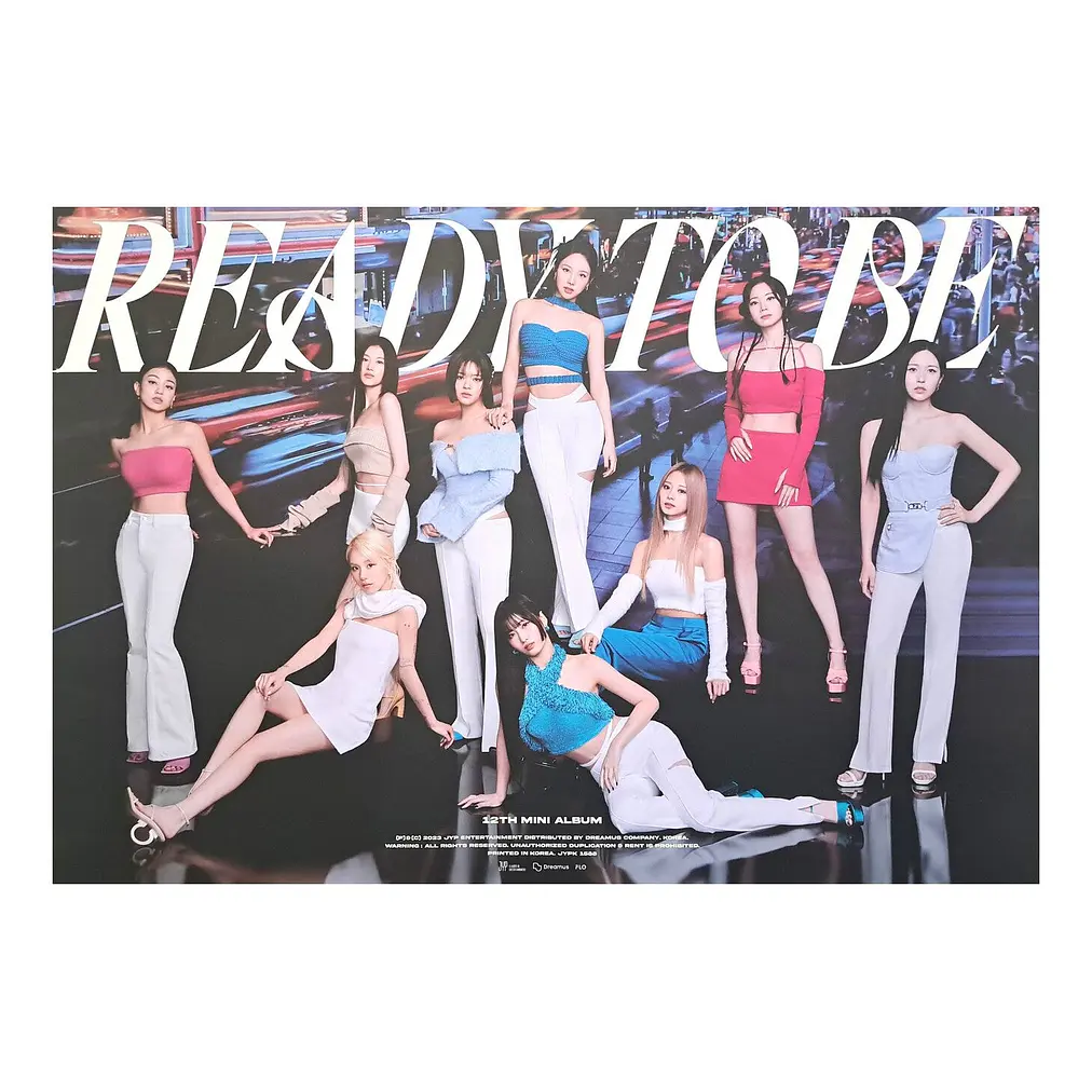 POSTER OFICIAL TWICE - READY TO BE  1
