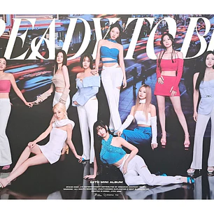 POSTER OFICIAL TWICE - READY TO BE 