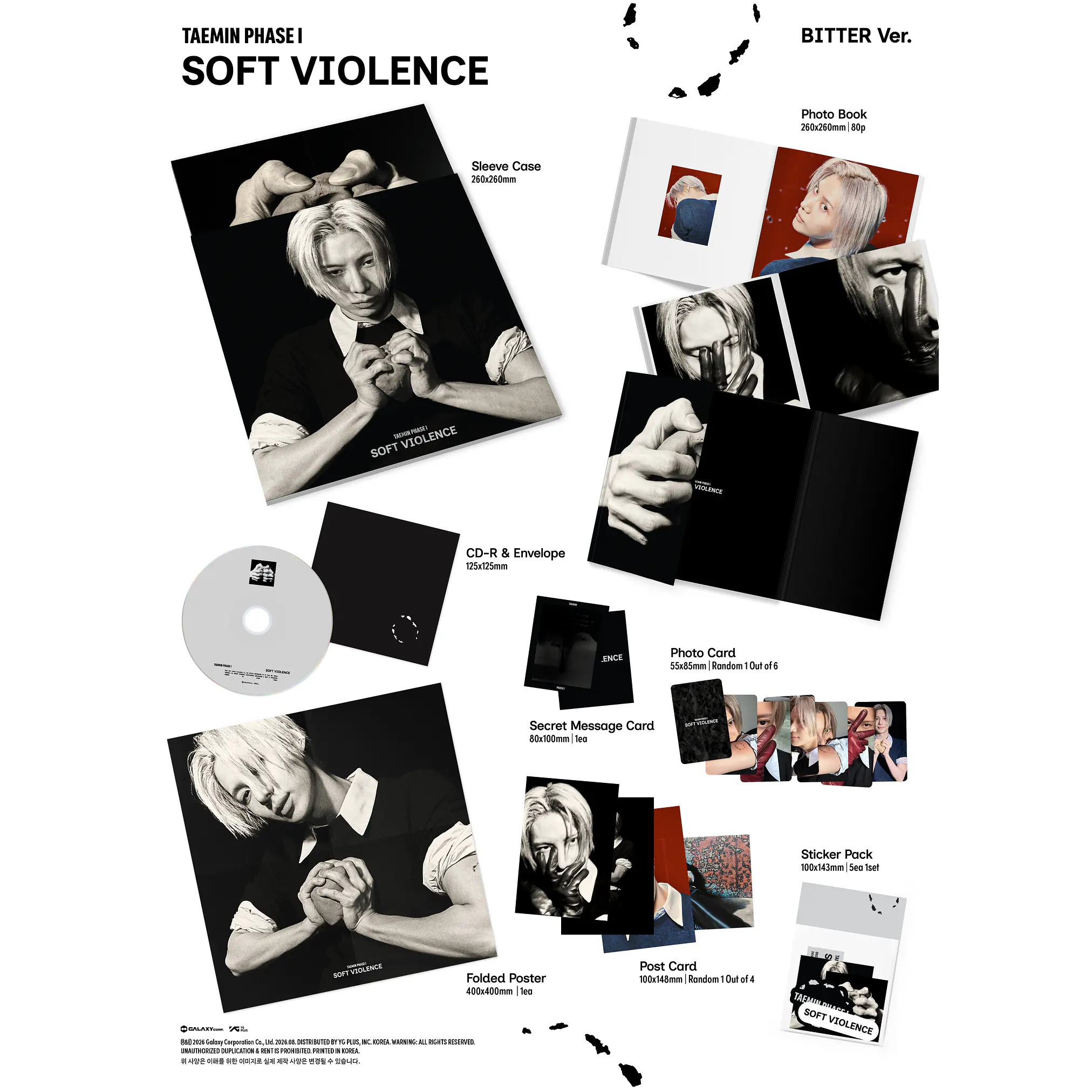 SHINEE TAEMIN - PHASE I : SOFT VIOLENCE (PHOTOBOOK VER.) 3