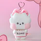 BT21 - MININI I LOVE YOU MESSAGE BOOK PLUSH KEYRING RIBBONED U - Miniatura 3