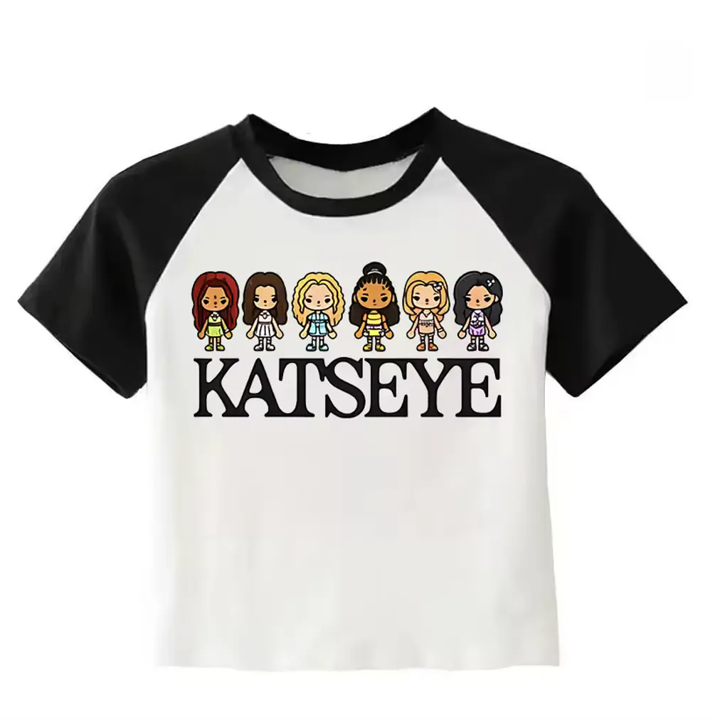 POLERA CORTA KATSEYE - TOUCH 1