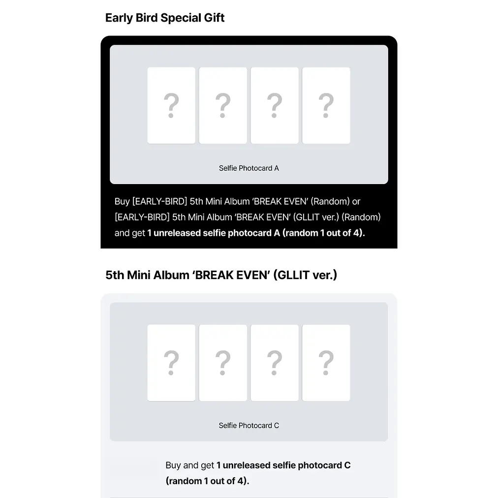 [PRE-VENTA EARLY BIRD WEVERSE SHOP] ILLIT - BREAK EVEN (GLITT VER.) 2