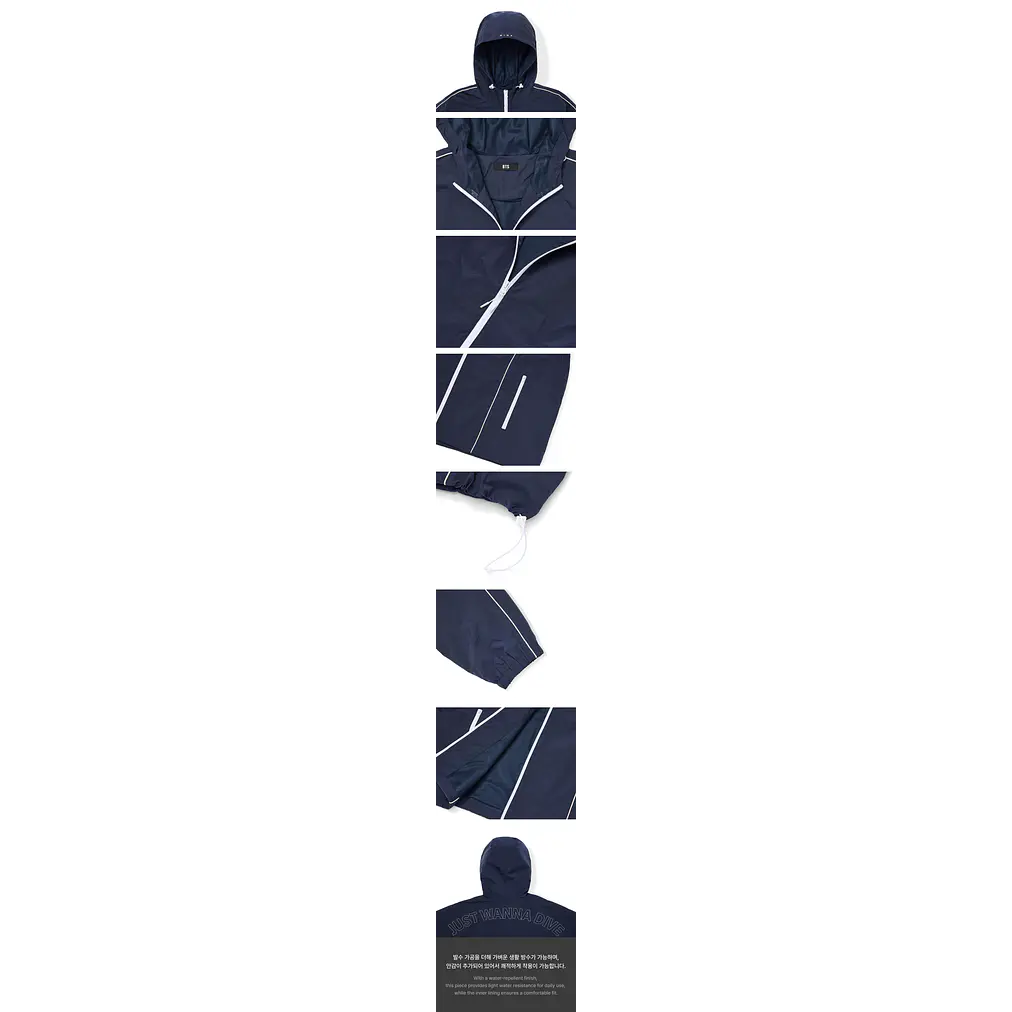 BTS - CHAQUETA CORTAVIENTOS JUST WANNA DIVE (ALTERNATIVA) 3