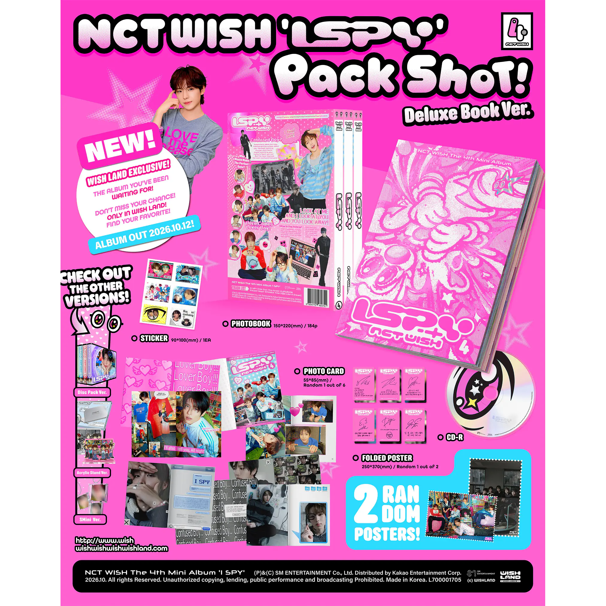 NCT WISH - I SPY  (DELUXE BOOK VER.) 2