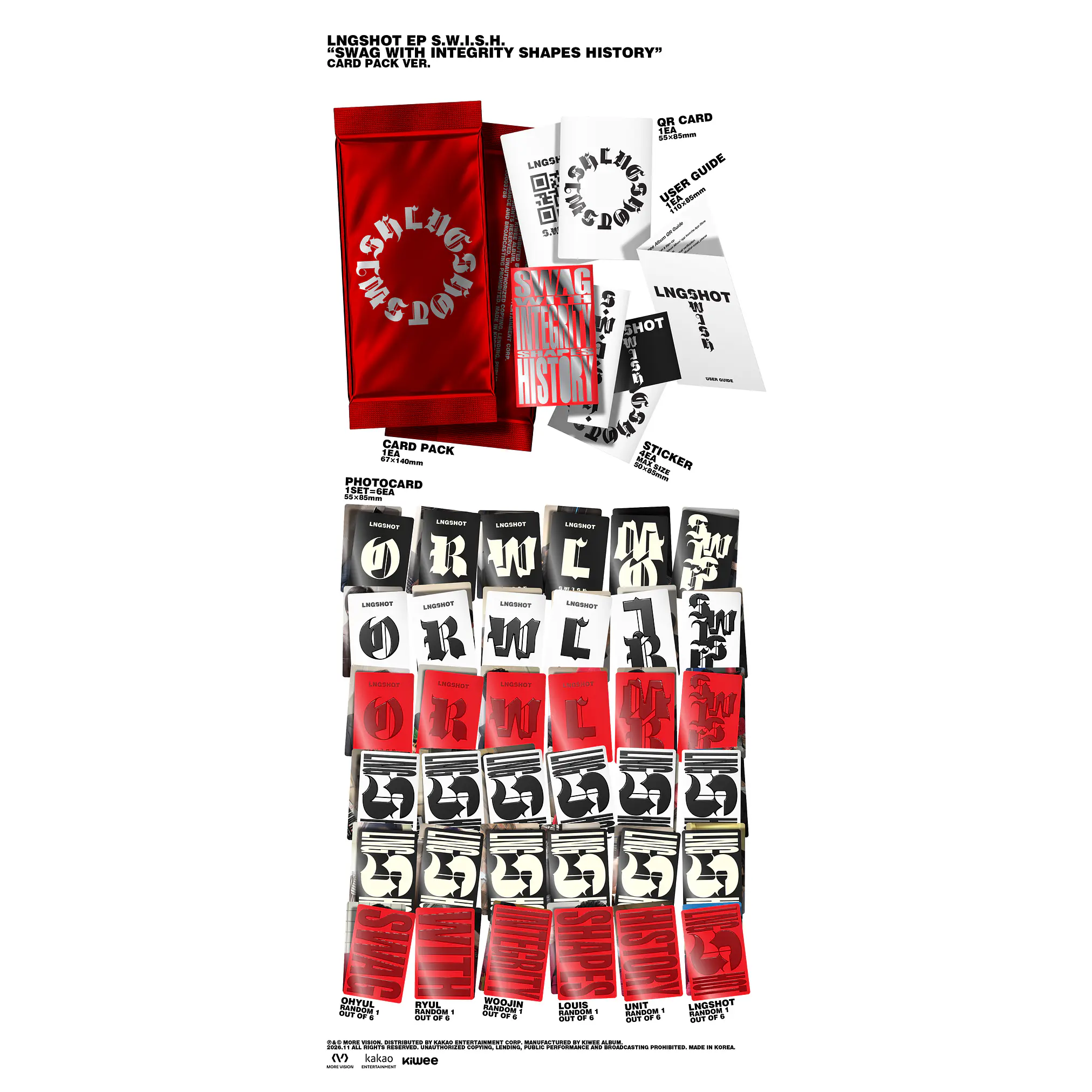 [PRE-VENTA] LNGSHOT - S.W.I.S.H. (CARD PACK VER.) 2