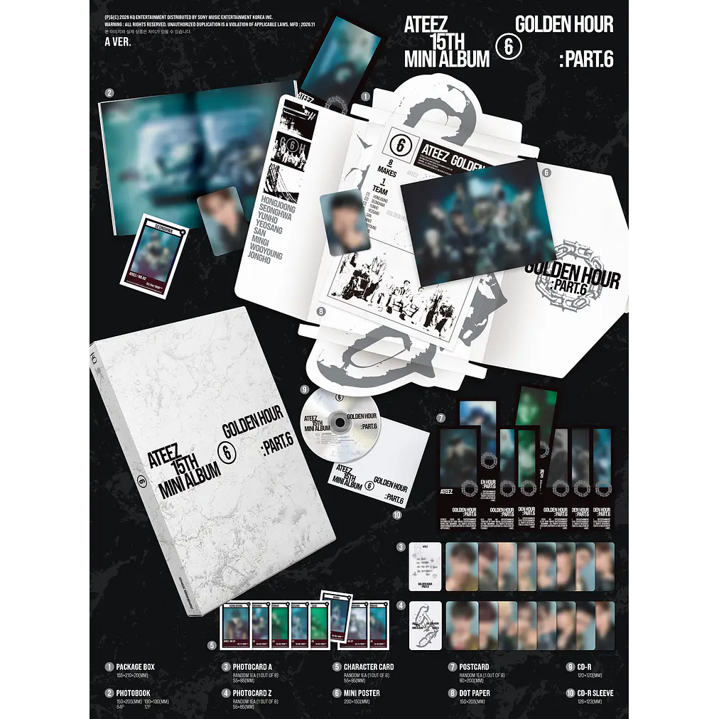 [PRE-VENTA] ATEEZ - GOLDEN HOUR: PART. 6 5
