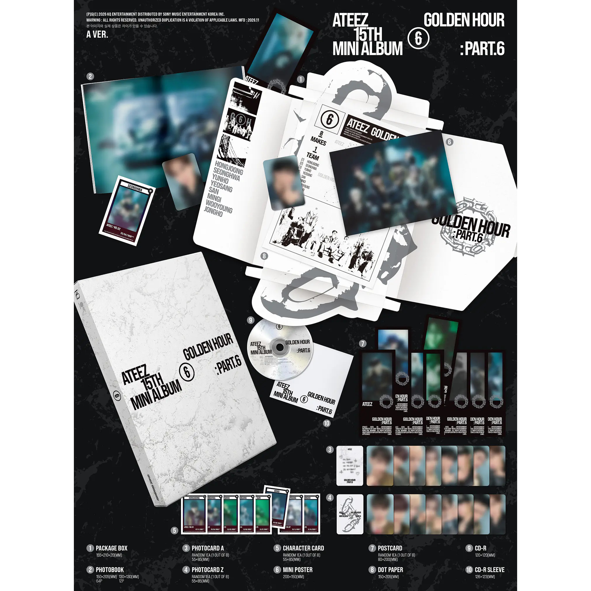 [PRE-VENTA] ATEEZ - GOLDEN HOUR: PART. 6 5