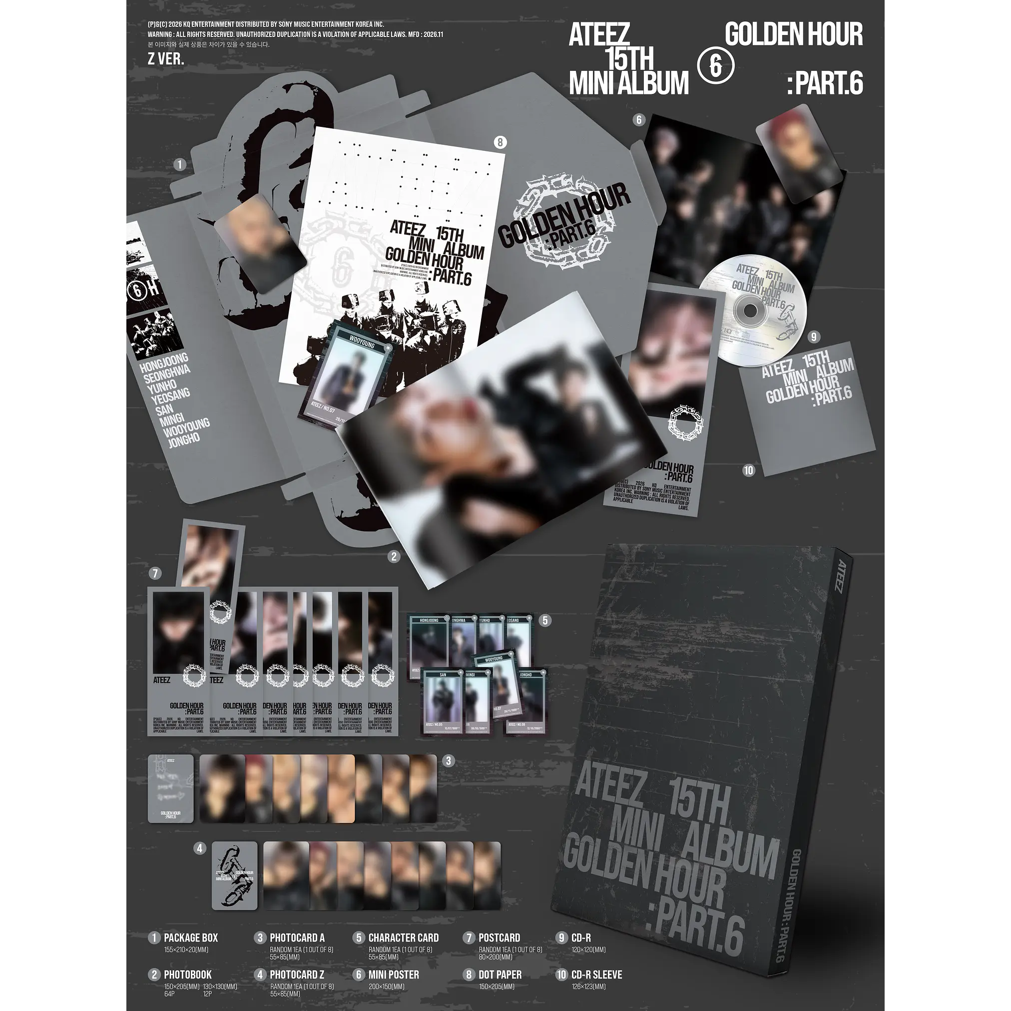 [PRE-VENTA] ATEEZ - GOLDEN HOUR: PART. 6 7