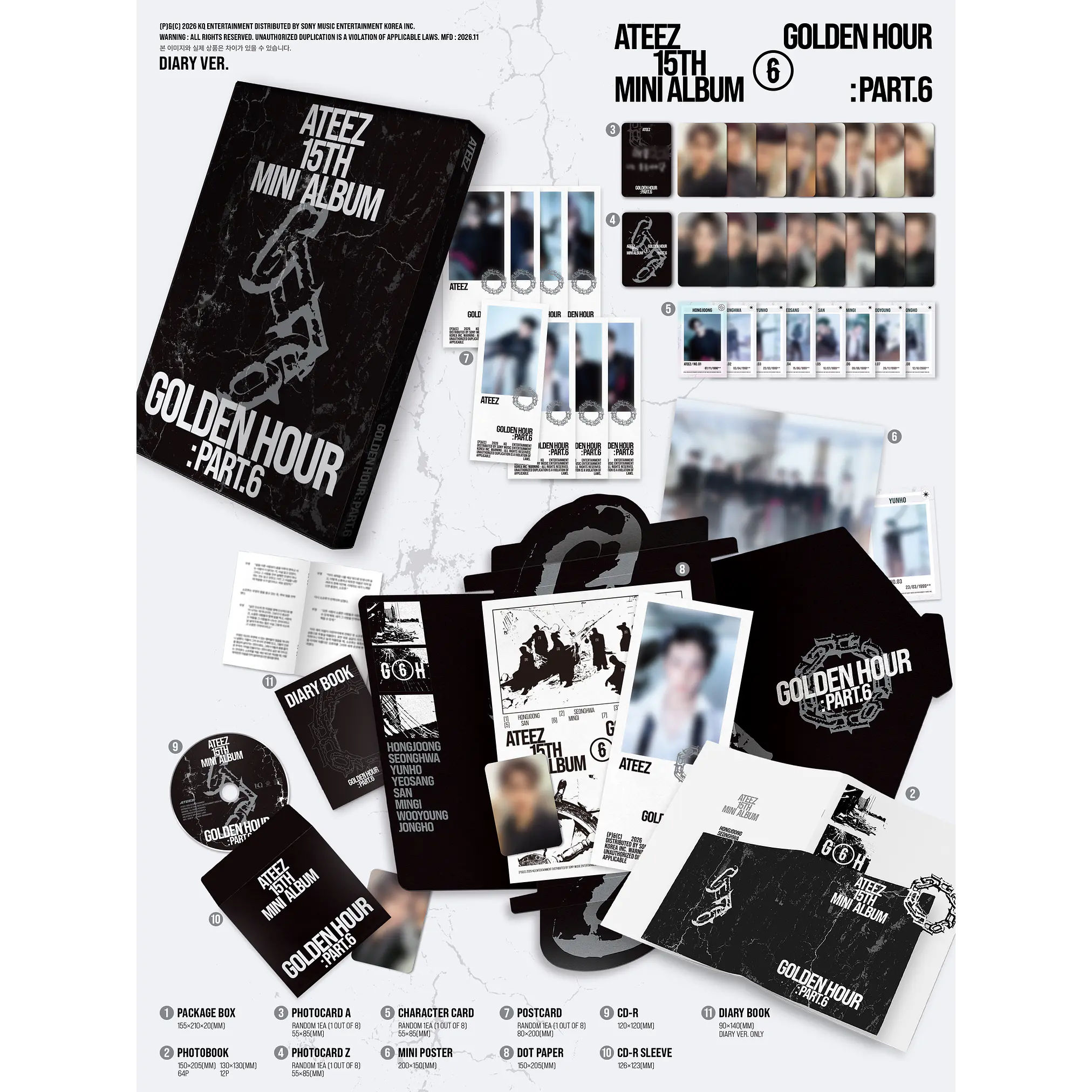 [PRE-VENTA] ATEEZ - GOLDEN HOUR: PART. 6 6