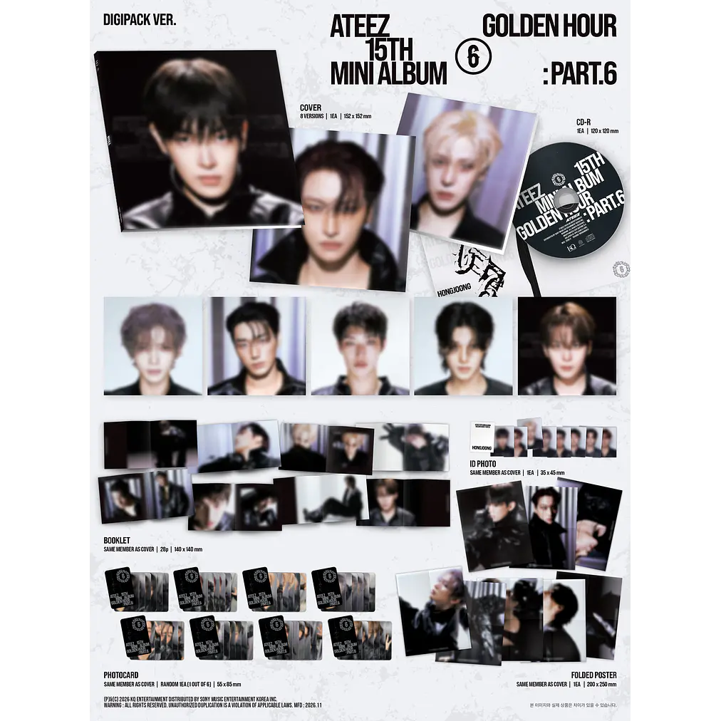 [PRE-VENTA] ATEEZ - GOLDEN HOUR: PART. 6 (DIGIPACK VER.)  2